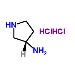 (S)-3-氨基吡咯烷二盐酸盐结构式