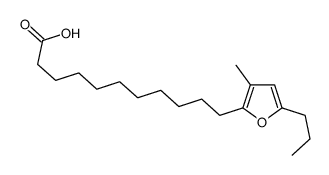 11-(3-methyl-5-propylfuran-2-yl)undecanoic acid Structure