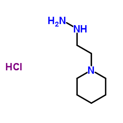 1-(2-(piperidin-1-yl)ethyl)hydrazine hydrochloride structure