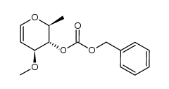 benzyl ((2S,3S,4S)-4-methoxy-2-methyl-3,4-dihydro-2H-pyran-3-yl) carbonate Structure