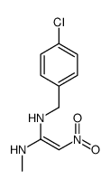 1-N'-[(4-chlorophenyl)methyl]-1-N-methyl-2-nitroethene-1,1-diamine Structure