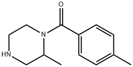 2-methyl-1-(4-methylbenzoyl)piperazine Structure