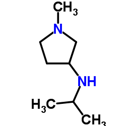 Isopropyl-(1-Methyl-pyrrolidin-3-yl)-amine结构式