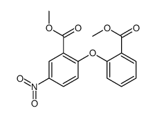 2-[2-(甲氧基羰基)苯氧基]-5-硝基苯甲酸甲酯结构式