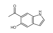 1-(5-hydroxy-1H-indol-6-yl)ethanone Structure