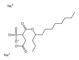 月桂醇磺基琥珀酸酯二钠结构式