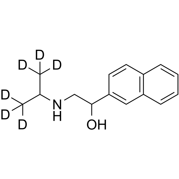 Pronethalol-d6 Structure