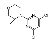 (3S)-4-(4,6-dichloropyrimidin-2-yl)-3-methylmorpholine Structure