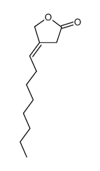 β-Octyliden-γ-butyrolacton结构式