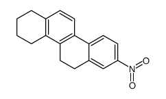 8-nitro-1,2,3,4,5,6-hexahydrochrysene结构式