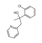 2-(2-chlorophenyl)-1-(2-pyridiyl)-2-propanol Structure