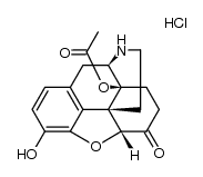 14-acetylnoroxymorphone hydrochloride结构式