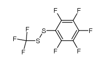 trifluoromethyl pentafluorophenyl disulfide结构式