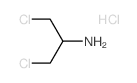 2-Propanamine,1,3-dichloro-, hydrochloride (1:1) structure