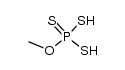 O-methyltrithiophosphoric acid Structure