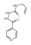 4-Pyridinecarboxylicacid, 2-[(2-propen-1-ylamino)thioxomethyl]hydrazide结构式