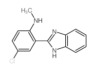 Benzenamine,2-(1H-benzimidazol-2-yl)-4-chloro-N-methyl-结构式