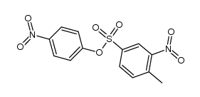 2-nitro-toluene-4-sulfonic acid-(4-nitro-phenyl ester) Structure