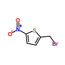 2-(溴甲基)-5-硝基噻吩结构式