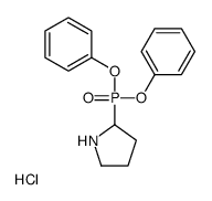 DIPHENYL PYRROLIDINE-2-PHOSPHONATE HCL结构式