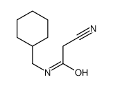 2-cyano-N-(cyclohexylmethyl)acetamide Structure