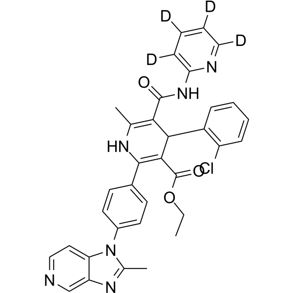 (rac)-Modipafant-d4结构式