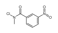 3-nitro-benzoic acid-(chloro-methyl-amide)结构式