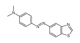 6-DIMETHYLAMINOPHENYLAZOBENZTHIAZOLE结构式