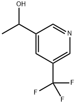 1-(5-(Trifluoromethyl)pyridin-3-yl)ethan-1-ol Structure