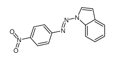 indol-1-yl-(4-nitrophenyl)diazene结构式