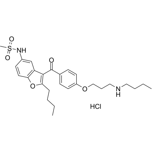 Debutyldronedarone hydrochloride picture