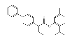 alpha-Ethyl-4-biphenylacetic acid, thymyl ester picture