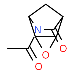 3-Oxa-6-azatricyclo[3.2.1.02,4]octan-7-one, 6-acetyl- (9CI)结构式