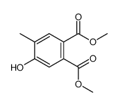 dimethyl 4-hydroxy-5-methylbenzene-1,2-dicarboxylate Structure