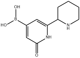 (2-hydroxy-6-(piperidin-2-yl)pyridin-4-yl)boronic acid picture