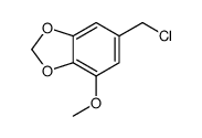 6-(chloromethyl)-4-methoxy-1,3-benzodioxole Structure