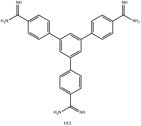 5'-(4-氨基甲酰苯基)-[1, 1': 3', 1'-三联苯基]-4, 4'-二(羧肟酰胺)三盐酸盐图片