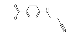 Benzoic acid, p-[(2-cyanoethyl)amino]-, methyl ester (8CI)结构式