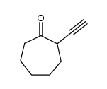 2-ethynylcycloheptanone Structure