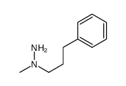 1-methyl-1-(3-phenylpropyl)hydrazine Structure