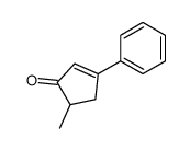 5-methyl-3-phenylcyclopent-2-en-1-one结构式