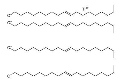 titanium(4+) tetrakis[(Z)-9-octadecen-1-olate] structure