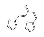 DIFURFURYLIDENEACETONE结构式