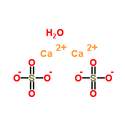 Plaster of Paris (Ca(SO4).1/2H2O) Structure