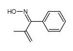 2-methyl-1-phenylprop-2-en-1-one oxime Structure