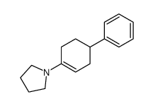 1-(4-PHENYLCYCLOHEX-1-ENYL)PYRROLIDINE Structure