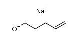 natrium-pent-4-en-1-olat结构式