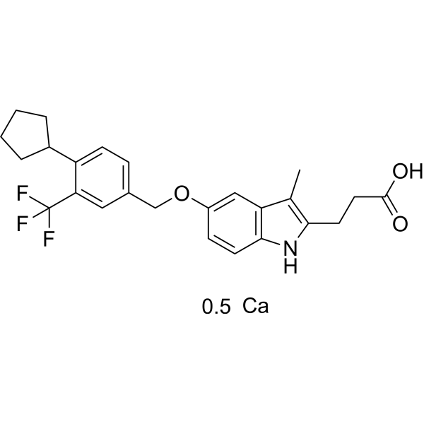 S1P1 agonist 6 hemicalcium结构式