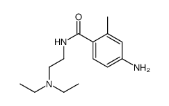 4-amino-N-[2-(diethylamino)ethyl]-2-methylbenzamide结构式