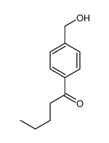 1-(4-羟基甲基-苯基)-1-戊星空app结构式